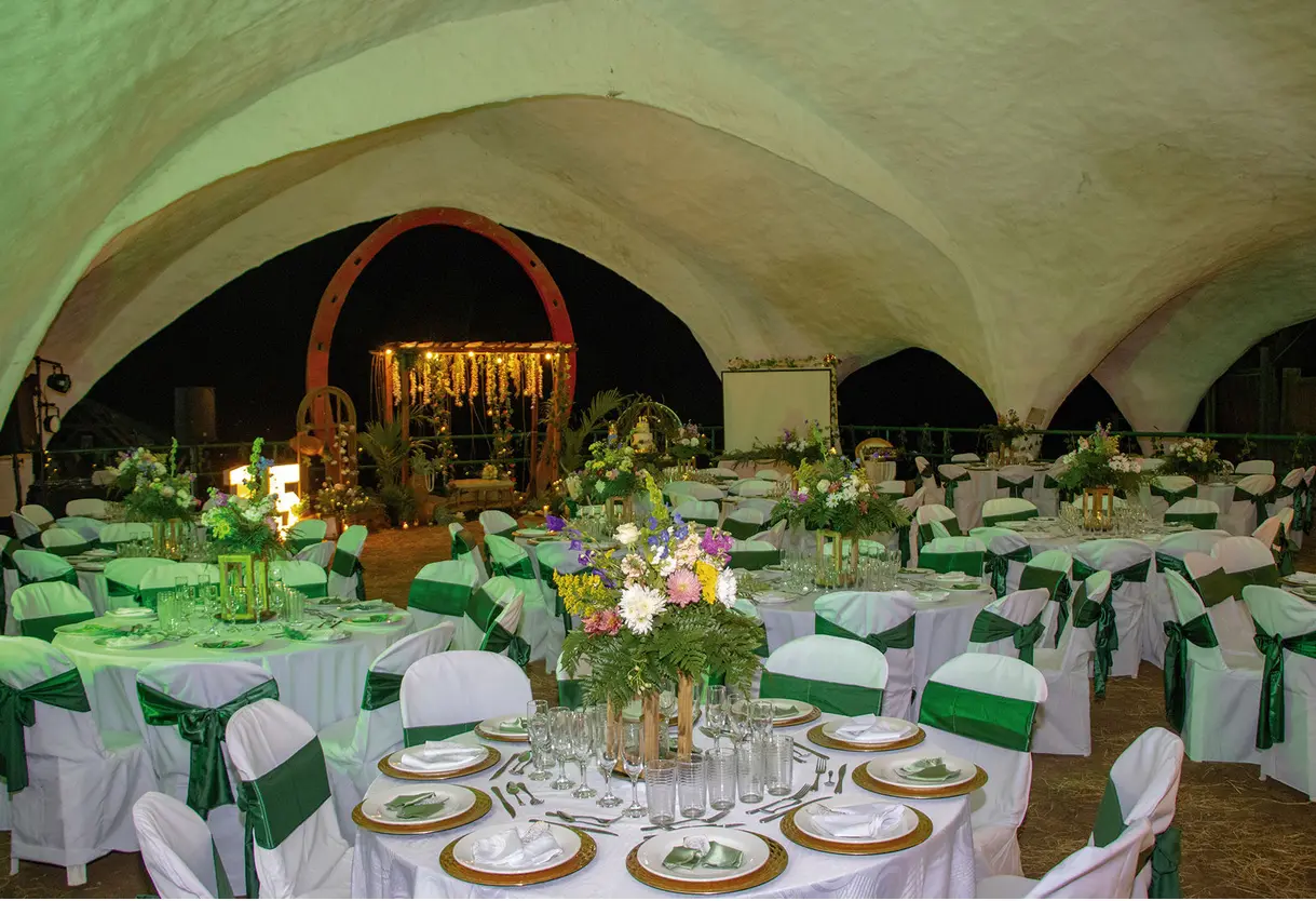Salón decorado